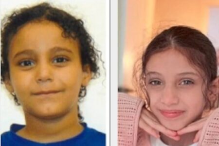 Split image of two young girls, subjects of a brief AMBER Alert issued in Fairport, New York.