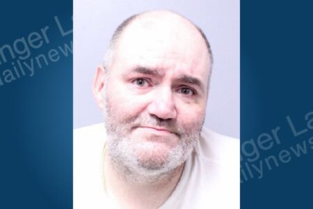 Mugshot of Jason Bergerstock, an Auburn man arrested on a felony drug charge.