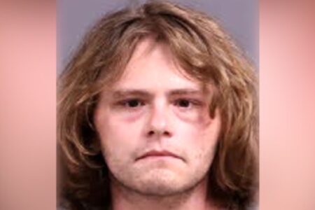 Mugshot of Justin Sholly, a volunteer firefighter arrested for allegedly setting fires.