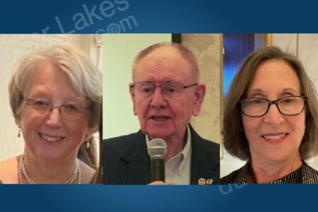 Three Tompkins County volunteers, two women and one man, honored for service to older adults.
